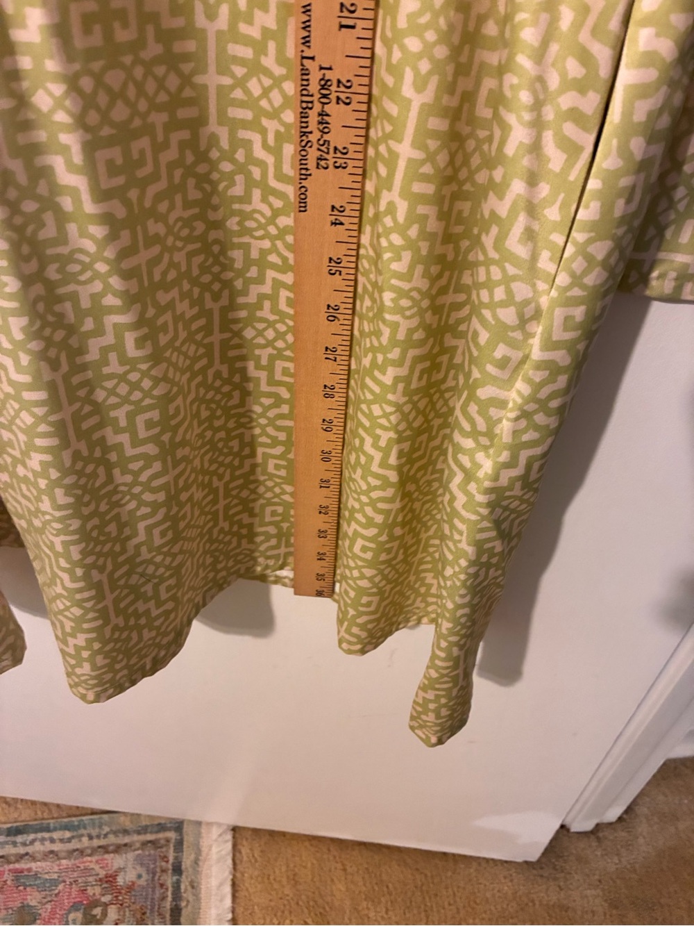 🎉🎉 SATURDAY SPECIAL 🎉🎉Soirée the Label. Lime green satin silk caftan dress-XL - Picture 15 of 16